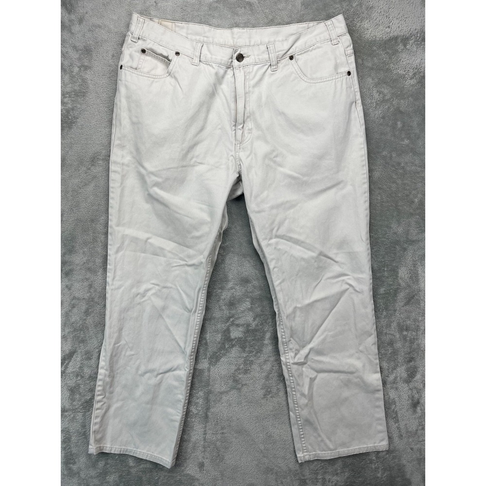 Bills Khakis Men's Pants 38x30 (Real 36x28) Straight Fit Chino Flat Front